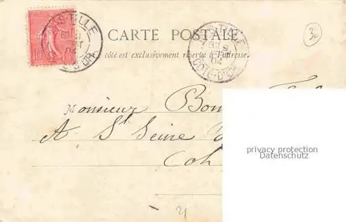 AK / Ansichtskarte St-Seine-l Abbaye DIJON 21 Cote-d Or Vue prise du Chemin de St. Martin