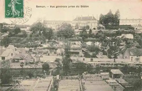 AK / Ansichtskarte SEMUR-EN-AUXOIS Montbard 21 Cote-d Or Vue générale prise du Dôdon