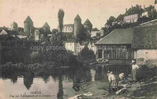 AK / Ansichtskarte SEMUR-EN-AUXOIS Montbard 21 Cote-d Or Vue sur l'Armancon et le Donjon