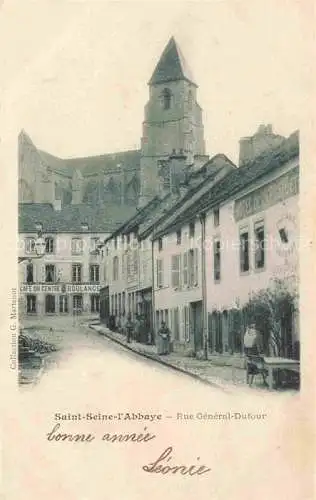 AK / Ansichtskarte Saint-Seine-l Abbaye Rue Général Dufour
