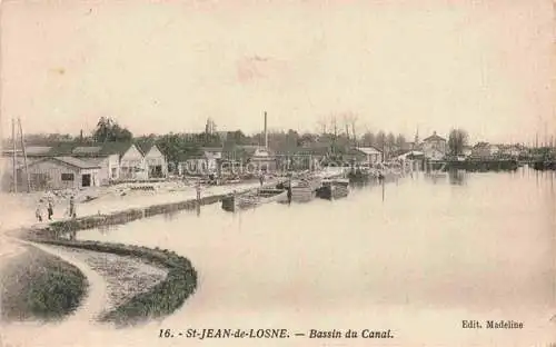 AK / Ansichtskarte Saint-Jean-de-Losne BEAUNE 21 Cote-d Or Bassin du Canal