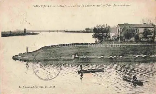 AK / Ansichtskarte Saint-Jean-de-Losne BEAUNE 21 Cote-d Or Vue sur la Saône