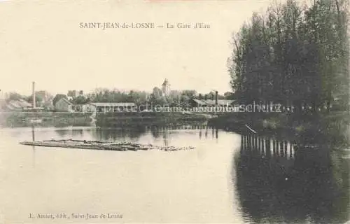 AK / Ansichtskarte Saint-Jean-de-Losne BEAUNE 21 Cote-d Or La Gare d'Eau
