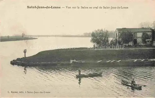 AK / Ansichtskarte Saint-Jean-de-Losne BEAUNE 21 Cote-d Or Vue sur la Saône