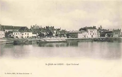 AK / Ansichtskarte Saint-Jean-de-Losne BEAUNE 21 Cote-d Or Quai National