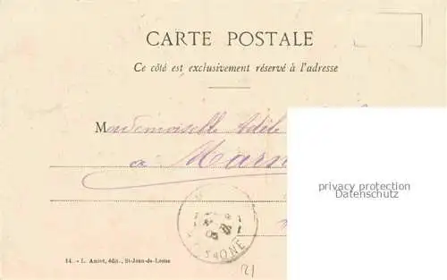 AK / Ansichtskarte Saint-Jean-de-Losne BEAUNE 21 Cote-d Or Rue de l'Hôpital