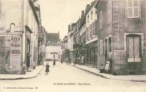 AK / Ansichtskarte Saint-Jean-de-Losne BEAUNE 21 Cote-d Or Rue Marion