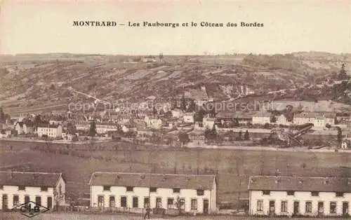 AK / Ansichtskarte MONTBARD 21 Cote-d Or Les Faubourgs et le Côteau des Bordes