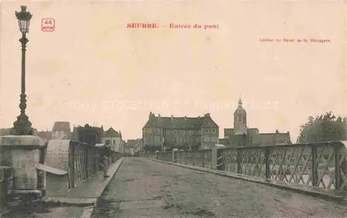 AK / Ansichtskarte Seurre Beaune 21 Cote-d Or Entrée du pont