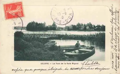 AK / Ansichtskarte Seurre Beaune 21 Cote-d Or Pont de la Raie Mignot