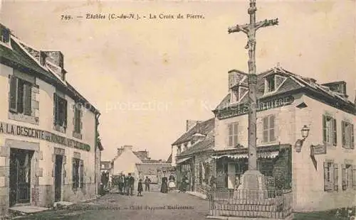 AK / Ansichtskarte Etables-sur-Mer Saint-Brieuc 22 Cotes-d Armor La Croix de Pierre