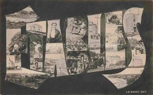 AK / Ansichtskarte Etables-sur-Mer Saint-Brieuc 22 Cotes-d Armor Vues d'ensemble Schriftzug