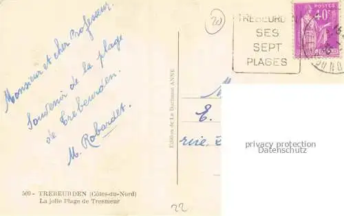 AK / Ansichtskarte Trebeurden Lannion 22 Cotes-d Armor La jolie plage de Tresmeur