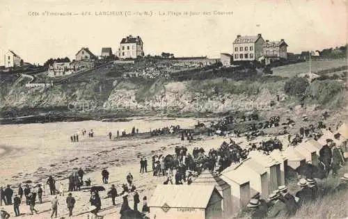 AK / Ansichtskarte Lancieux DINAN 22 Cotes-d Armor La plage le jour des courses