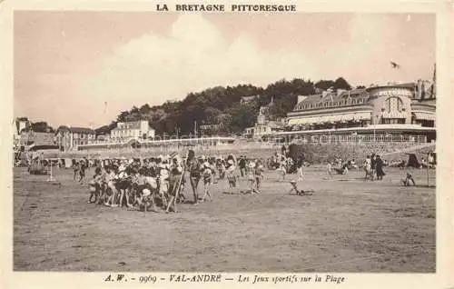 AK / Ansichtskarte Val-Andre Saint-Brieuc 22 Cotes-d Armor Les jeux sportifs sur la plage