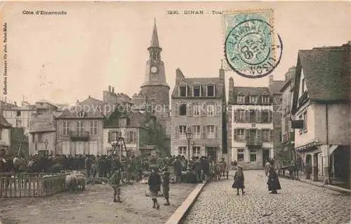 AK / Ansichtskarte DINAN 22 Cotes-d Armor Tour de l'Horloge