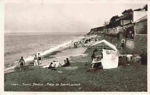 AK / Ansichtskarte Saint-Brieuc Saint-Brieux 22 Cotes-d Armor Plage de Saint Laurent