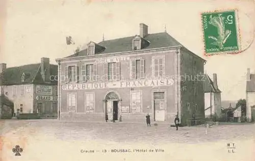 AK / Ansichtskarte Boussac Gueret 23 Creuse Hôtel de Ville Rathaus