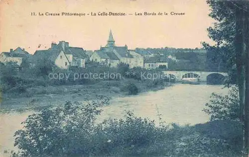 AK / Ansichtskarte La Celle-Dunoise Gueret 23 Creuse Les bords de la Creuse