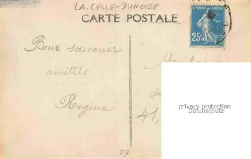 AK / Ansichtskarte La Celle-Dunoise Gueret 23 Creuse Les bords de la Creuse