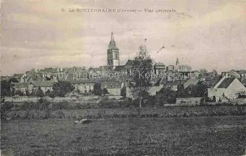 AK / Ansichtskarte La Souterraine Gueret 23 Creuse Vue générale Eglise