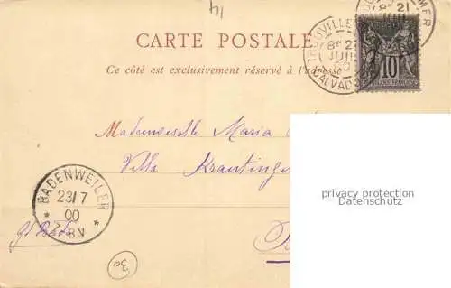 AK / Ansichtskarte TROUVILLE -SUR-MER 14 Calvados Vue générale des villas Croix