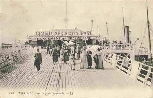 AK / Ansichtskarte TROUVILLE -SUR-MER 14 Calvados Le Jétée-Promenade Grand Café Restaurant