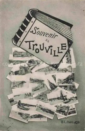 AK / Ansichtskarte TROUVILLE -SUR-MER 14 Calvados Souvenir de la ville vues d'ensemble