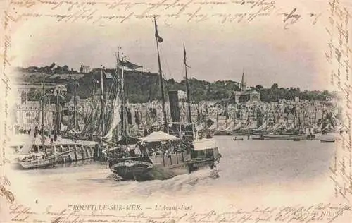 AK / Ansichtskarte TROUVILLE -SUR-MER 14 Calvados Avant-Port bateaux de pêche