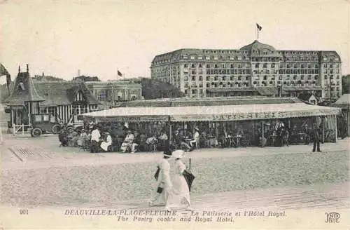 AK / Ansichtskarte DEAUVILLE-SUR-MER Lisieux 14 Calvados La Pâtisserie et l'Hôtel Royal