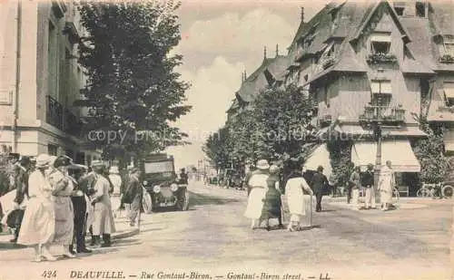 AK / Ansichtskarte DEAUVILLE-SUR-MER Lisieux 14 Calvados Rue Gontaut-Biron