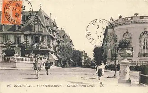 AK / Ansichtskarte DEAUVILLE-SUR-MER Lisieux 14 Calvados Rue Gontaut-Biron