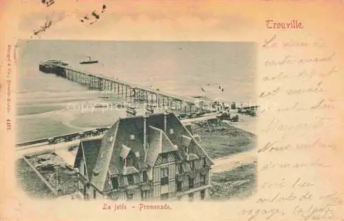 AK / Ansichtskarte TROUVILLE -SUR-MER 14 Calvados La jetée promenade