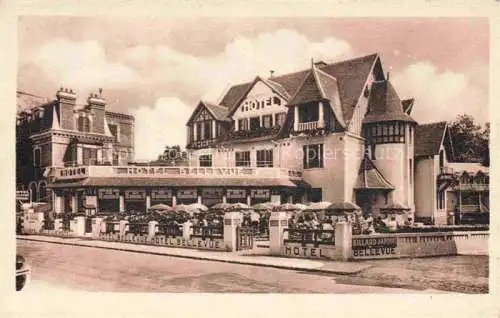 AK / Ansichtskarte VILLERS-SUR-MER Lisieux 14 Calvados Hôtel Bellevue Restaurant Terrasse