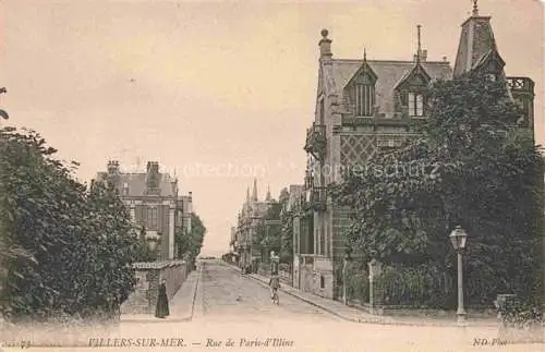 AK / Ansichtskarte Villers -sur-Mer Lisieux 14 Calvados Rue de Paris-d'Illins