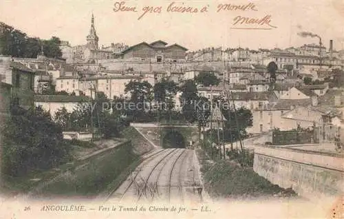 AK / Ansichtskarte ANGOULEME 16 Charente Vers le Tunnel du Chemin de Fer