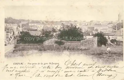 AK / Ansichtskarte COGNAC 16 Charente Vue prise de la Gare St. Jacques