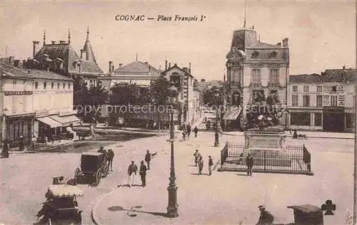 AK / Ansichtskarte COGNAC 16 Charente Place Francois Ier Monument