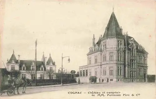 AK / Ansichtskarte COGNAC 16 Charente Château et Comptoir de MM. Pellisson Père et Co.