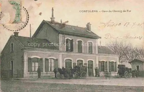 AK / Ansichtskarte Confolens 16 Charente Gare du Chemin de Fer