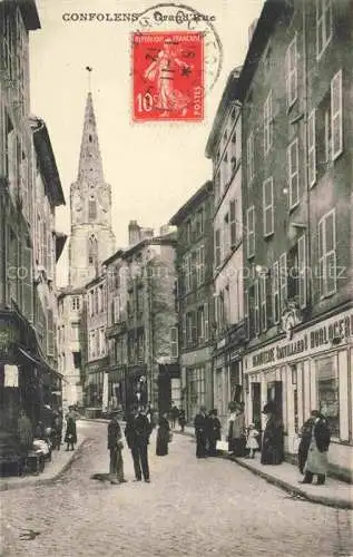 AK / Ansichtskarte Confolens 16 Charente Grande Rue