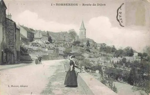 AK / Ansichtskarte Sombernon DIJON 21 Cote-d Or Route de Dijon