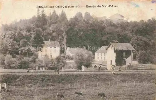 AK / Ansichtskarte Recey-sur-Ource Montbard 21 Cote-d Or Entrée du Val d'Arce