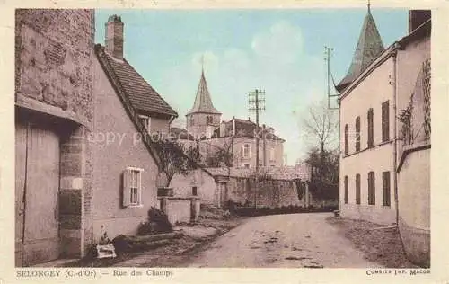 AK / Ansichtskarte Selongey DIJON 21 Cote-d Or Rue des Champs