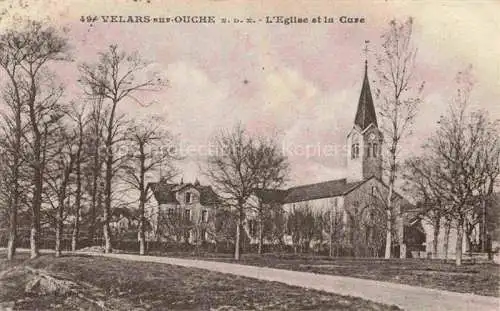 AK / Ansichtskarte Velars-sur-Ouche DIJON 21 Cote-d Or Eglise et la Cure