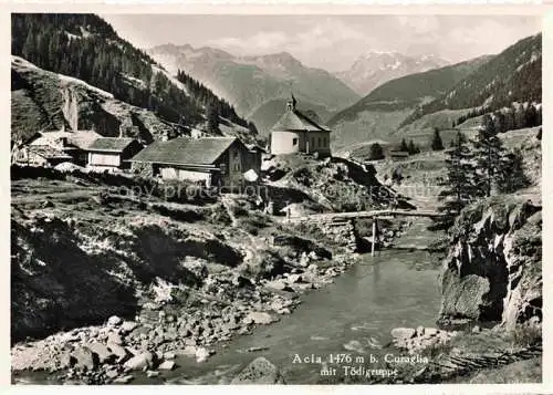 AK / Ansichtskarte Acla Alva Curaglia GR Ortsansicht mit Toedigruppe