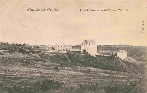 AK / Ansichtskarte Etables-les-Grottes Saint-Brieuc 22 Cotes-d Armor Villa Le Gris et la Hutte aux Coucons