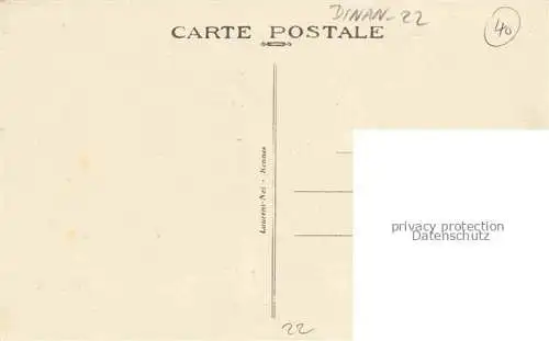 AK / Ansichtskarte DINAN 22 Cotes-d Armor Théodore Botrel Le Barde populaire breton