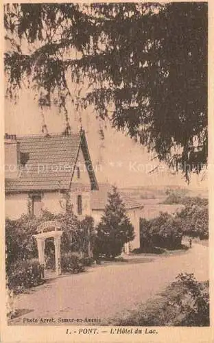 AK / Ansichtskarte Pont Semur-en-Auxois Montbard 21 Cote-d Or Hôtel du Lac