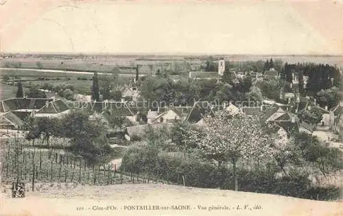 AK / Ansichtskarte Pontailler-sur-Saone DIJON 21 Cote-d Or Vue générale